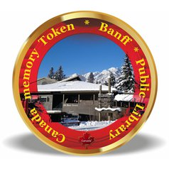 Turistická stampka Banff Public Library