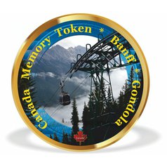 Turistická stampka Banff Gondola