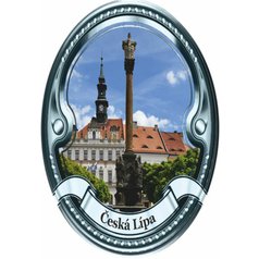 Štítek na hůl barevný, Česká Lípa, stříbrný Štítek na hůl barevný, Česká Lípa, stříbrný