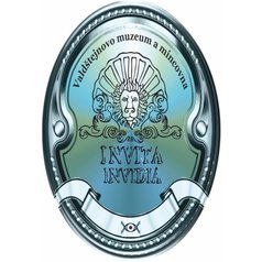 Štítek na hůl  barevný, Valdštejnovo muzeum a mincovna - stříbrný